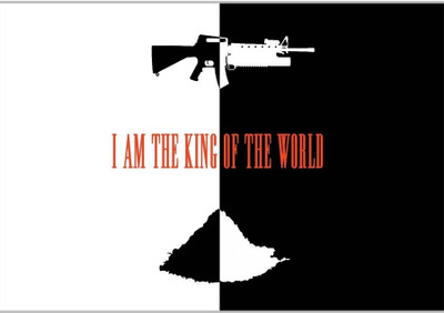 37% OFF on I Am The King Of World Poster (18 x 12 Inches) by Shopkeeda Paper Print