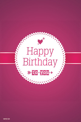 16% OFF on Poster - Birthday Quote Paper Print 16% OFF on Poster - Birthday Quote Paper Print