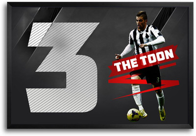 46% OFF on ShopMantra David Newcastle united footballer Laminated Frame Poster Paper Print