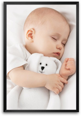 46% OFF on Little Baby Sleeping Laminated Framed Paper Print 46% OFF on Little Baby Sleeping Laminated Framed Paper Print