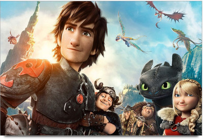 34% OFF on Train Your Dragon 2 Hiccup Paper Print