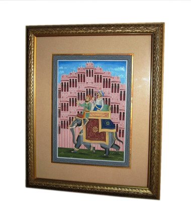 31% OFF on ICB hawa mahal painting on paper Paper Print