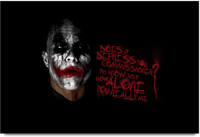 53% OFF on Joker You are Alone Quote Poster Paper Print 53% OFF on Joker You are Alone Quote Poster Paper Print
