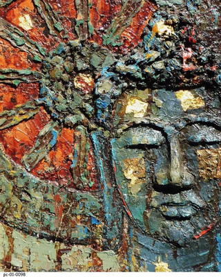 57% OFF on Without Frame -Stone Saint 50 Canvas Art