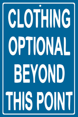 6% OFF on Clothing Optional Paper Print 6% OFF on Clothing Optional Paper Print
