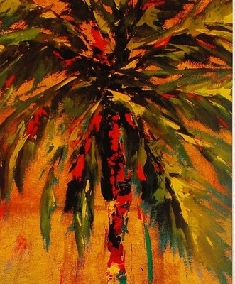 77% OFF on Painting Without Frame - Abstract Dark Color Canvas Art