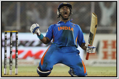 66% OFF on Yuvraj Singh Poster Paper Print