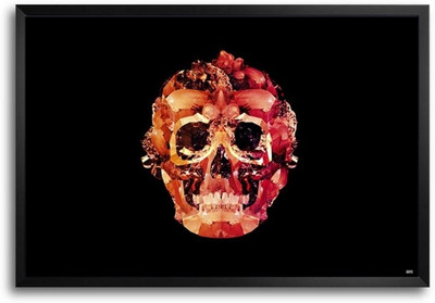 53% OFF on Skull Stone Fp00004368 Framed Photographic Paper