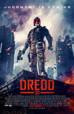 53% OFF on Da Vinci Posters 'Dredd Movie' Poster (12 x 19 in) Fine Art Print