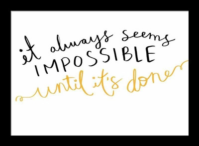 42% OFF on Painting Mantra Framed - Its Not Impossible Paper Print 42% OFF on Painting Mantra Framed - Its Not Impossible Paper Print