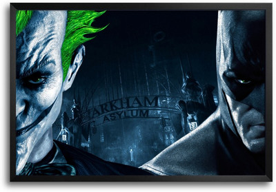 46% OFF on ShopMantra Batman and Joker Arkham Laminated Frame Poster Paper Print 46% OFF on ShopMantra Batman and Joker Arkham Laminated Frame Poster Paper Print