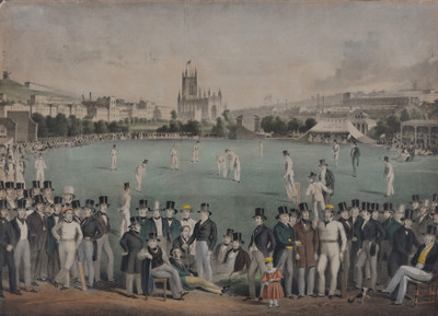 19th Century English County Cricket Fine Art Print