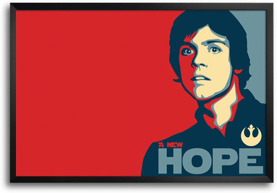 46% OFF on ShopMantra New Hope Laminated Frame Poster Paper Print