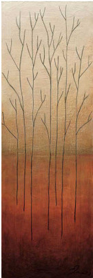 Montage - Branch Rouge II Fine Art Print