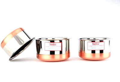 Sunline Round Copper Bottom Tope Pot 0.5 L Stainless Steel Sunline Round Copper Bottom Tope Pot 0.5 L Stainless Steel