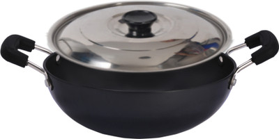 29% OFF on Glamor Hard Anodized Kadhai 4 L Aluminium 29% OFF on Glamor Hard Anodized Kadhai 4 L Aluminium