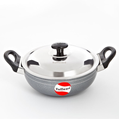 10% OFF on Tuffware Kadhai 2.5 L Aluminium, Non-stick 10% OFF on Tuffware Kadhai 2.5 L Aluminium, Non-stick