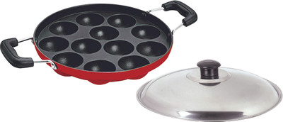 26% OFF on Relish Cookware 12 Cavities Appam Patra Supreme Pan 22.25 cm diameter Aluminium, Non-stick 26% OFF on Relish Cookware 12 Cavities Appam Patra Supreme Pan 22.25 cm diameter Aluminium, Non-stick