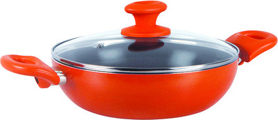10% OFF on Prestige Ceramic Coated with Glass Lid Kadhai Aluminium, Non-stick 10% OFF on Prestige Ceramic Coated with Glass Lid Kadhai Aluminium, Non-stick