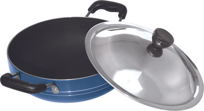 7% OFF on Visalam Cookwares Double Coated With Ss Lid And Ss Wire Rod Handle Kadhai 2.5 L Aluminium, Non-stick 7% OFF on Visalam Cookwares Double Coated With Ss Lid And Ss Wire Rod Handle Kadhai 2.5 L Aluminium, Non-stick