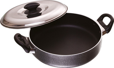 27% OFF on Maple Universal with lid Kadhai 0.0275 L PTFE Non-stick, Aluminium, Non-stick 27% OFF on Maple Universal with lid Kadhai 0.0275 L PTFE Non-stick, Aluminium, Non-stick