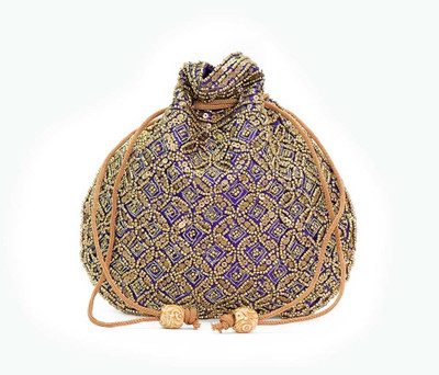 58% OFF on Vermello Blue Designer Potli Pouch Blue 58% OFF on Vermello Blue Designer Potli Pouch Blue