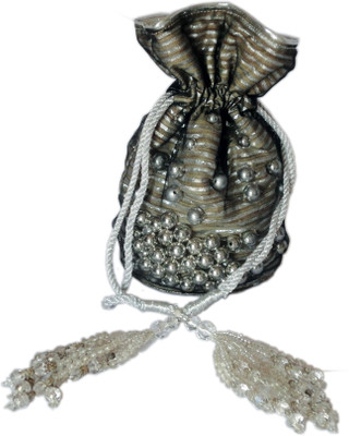 20% OFF on Brahma Design Beaded Potli Silver 20% OFF on Brahma Design Beaded Potli Silver