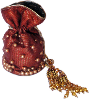 20% OFF on Brahma Design Beaded Potli Red 20% OFF on Brahma Design Beaded Potli Red