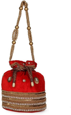 30% OFF on Oleva Silk Potli Red 30% OFF on Oleva Silk Potli Red