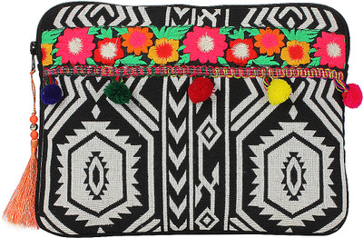 18% OFF on Garam Masala Floral Pouch Black7