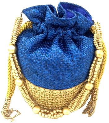 14% OFF on Craftstages Coin Purse Potli Blue 14% OFF on Craftstages Coin Purse Potli Blue