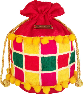 35% OFF on Haute Potli HP_Ethnic_Mu3 Potli Red 35% OFF on Haute Potli HP_Ethnic_Mu3 Potli Red