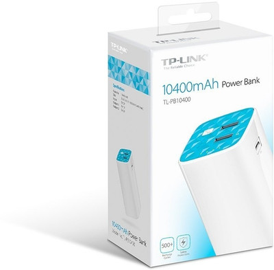 TP-LINK TL-PB10400mAH Power Bank 10400 mAh (White, Blue) 