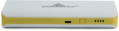Acromax Am-130 super plus charger 13000 mAh (Yellow) 