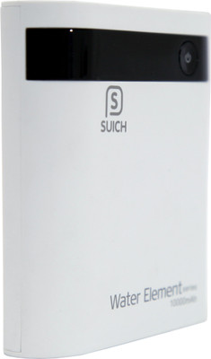 Suich S001PB10WWE Suich 10000 mAh Power Bank for All Smart Phone with 3 Month Warranty - White and Black 10000 mAh (White, Black) 