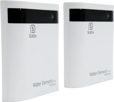 Suich S001PB10WWE Suich 10000 mAh Power Bank for All Smart Phone with 3 Month Warranty - White and Black 10000 mAh (White, Black) 
