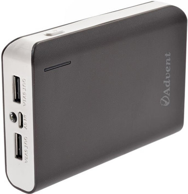 Advent E400i_Br Portable Charger with Torch 10400 mAh (Brown) 
