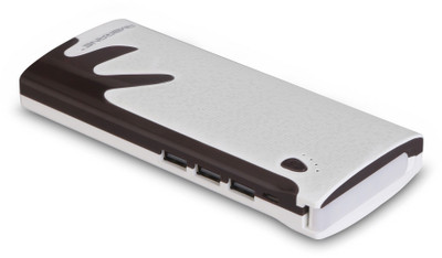 Ambrane P-1122 Power Bank White & Brown 10000 mAh (White, Brown) 