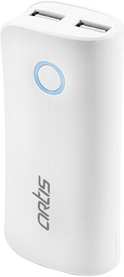 Artis AR-PB5600 Dual Usb Portable Power Bank 5600 mAh (White) 