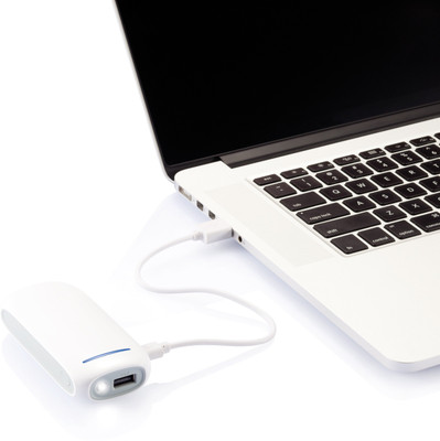 Loooqs ABS Powerbank 213 4400 mAh (White) 