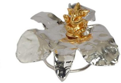 37% OFF on Lavanaya Silver Silver Orchid Flower With Gold Ganesha Silver Plated Gifting 37% OFF on Lavanaya Silver Silver Orchid Flower With Gold Ganesha Silver Plated Gifting
