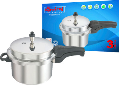 4% OFF on Kaviraj 3 L Pressure Cooker Aluminium 4% OFF on Kaviraj 3 L Pressure Cooker Aluminium