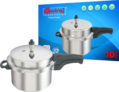 Kaviraj 10 L Pressure Cooker Aluminium