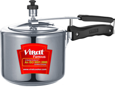 29% OFF on Virat Famous 5 L Pressure Cooker Aluminium