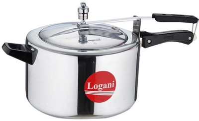 7% OFF on Logani 8 L Pressure Cooker Aluminium