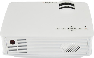 Smiledrive MULTIMEDIA PROJECTOR WITH 800 LUMENS Portable Projector (White) 