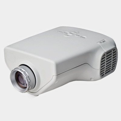 Wonder World â„¢ Mini 1080P HD Multimedia LED LCD Home Cinema Theater AV TV VGA HDMI Portable Projector (White)
