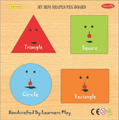 6% OFF on Learner's Play Mini Shapes Knob Puzzle
