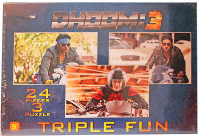 25% OFF on Dhoom 3 Triple Puzzle