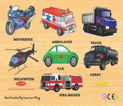 6% OFF on Learner's Play Transport Truck Knob Puzzle 6% OFF on Learner's Play Transport Truck Knob Puzzle